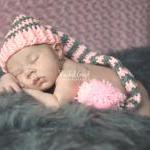 Baby Crochet Long Tail Elf Hat, Baby Crochet Elf..