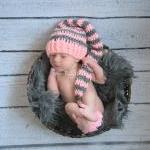 Baby Crochet Long Tail Elf Hat, Baby Crochet Elf..